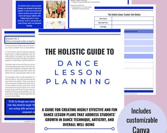 Dance Lesson Planning Guide