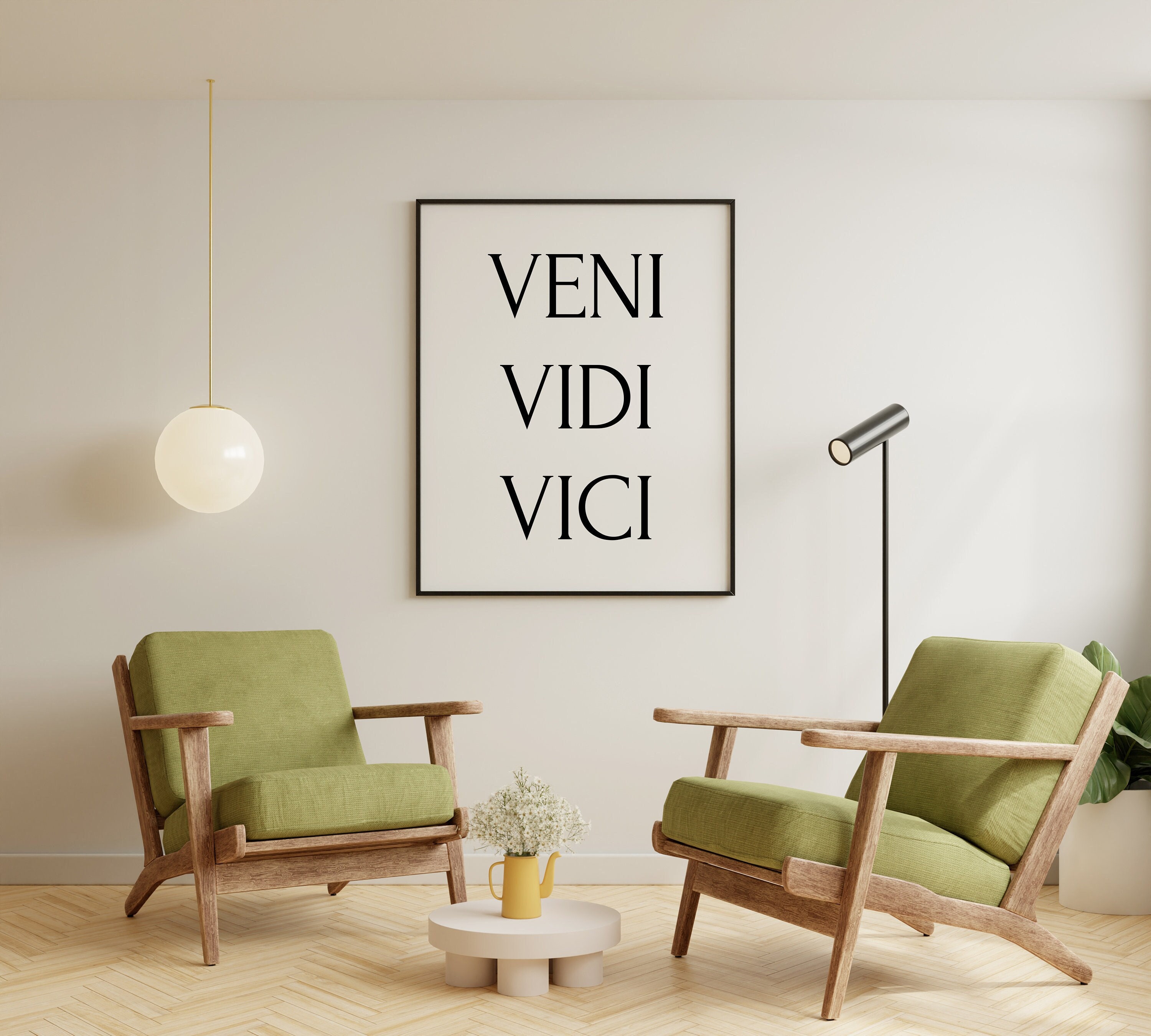 Veni vidi vici Art Print by Standard Prints / Posters