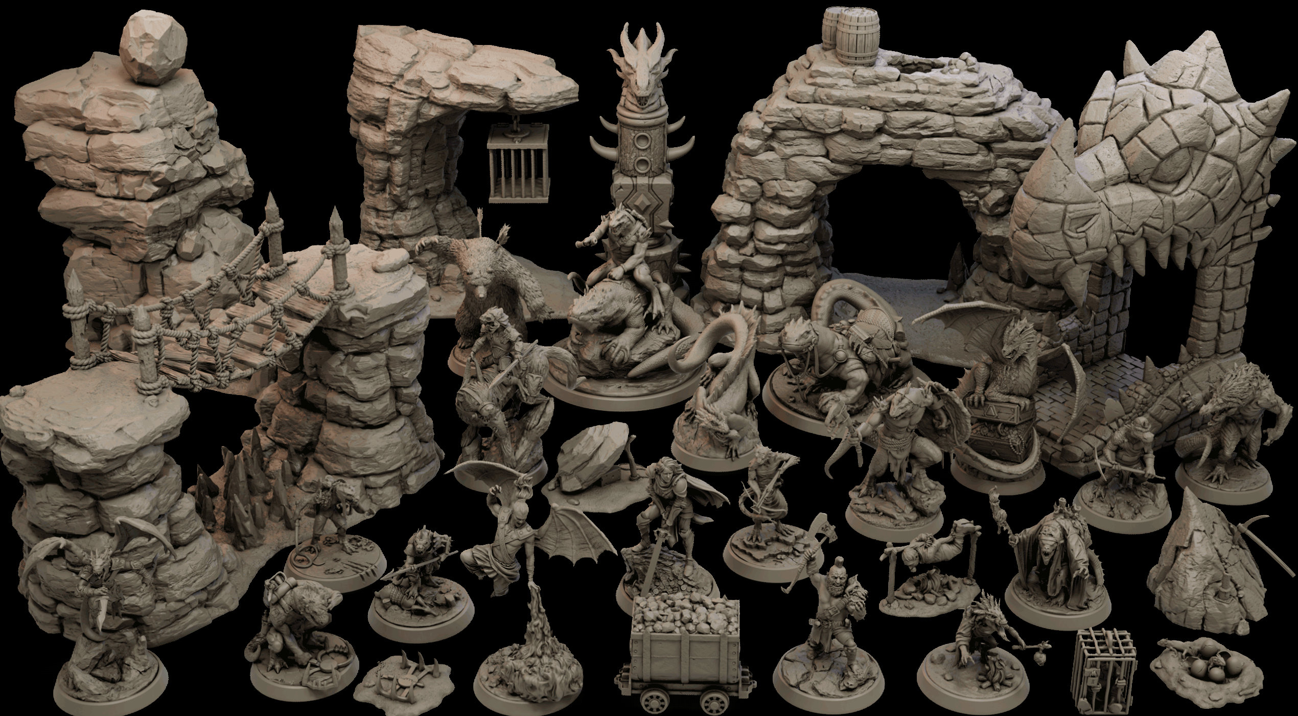 Kobold Cave of Traps STL Bundle D&D 5e Rise of Tiamat - Etsy Canada