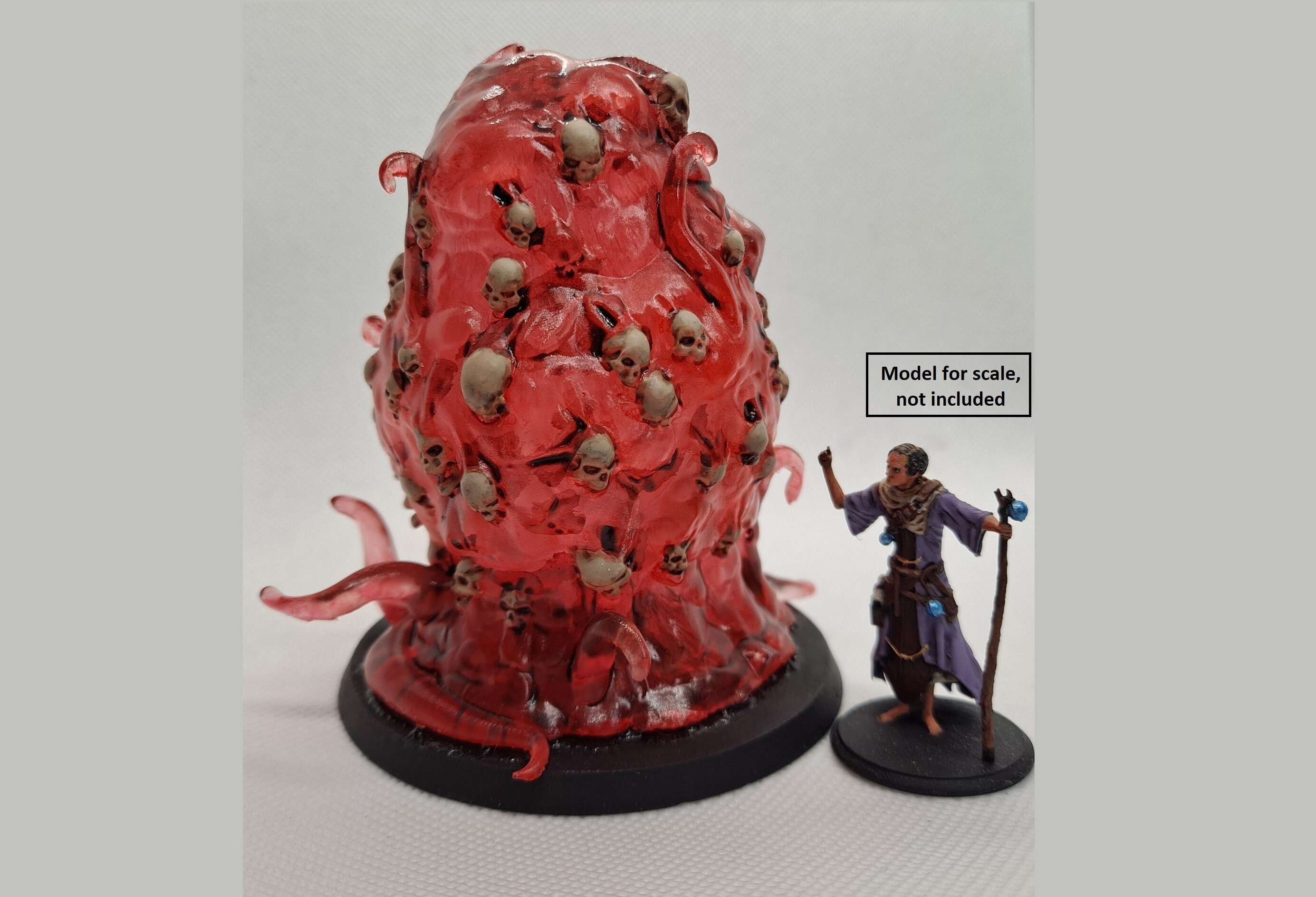 Oblex Huge Miniature Mind Flayer Ooze Translucent Resin - Etsy