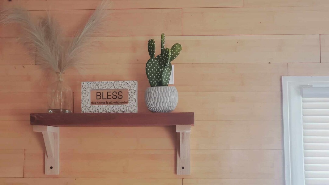 Pine Solid Wood Shelves/ Wood Handmade Shelves/ Farmhouse Wall Etsy