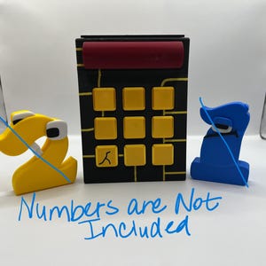 Calculator Spaceship Figure