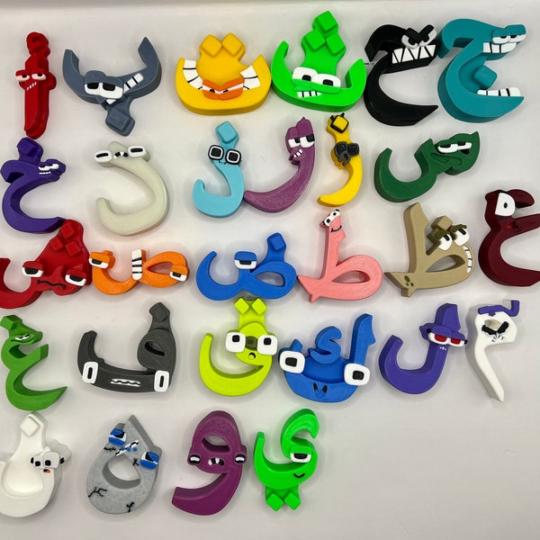 Chiffres de l'alphabet arabe - Ensemble complet de 28 lettres !