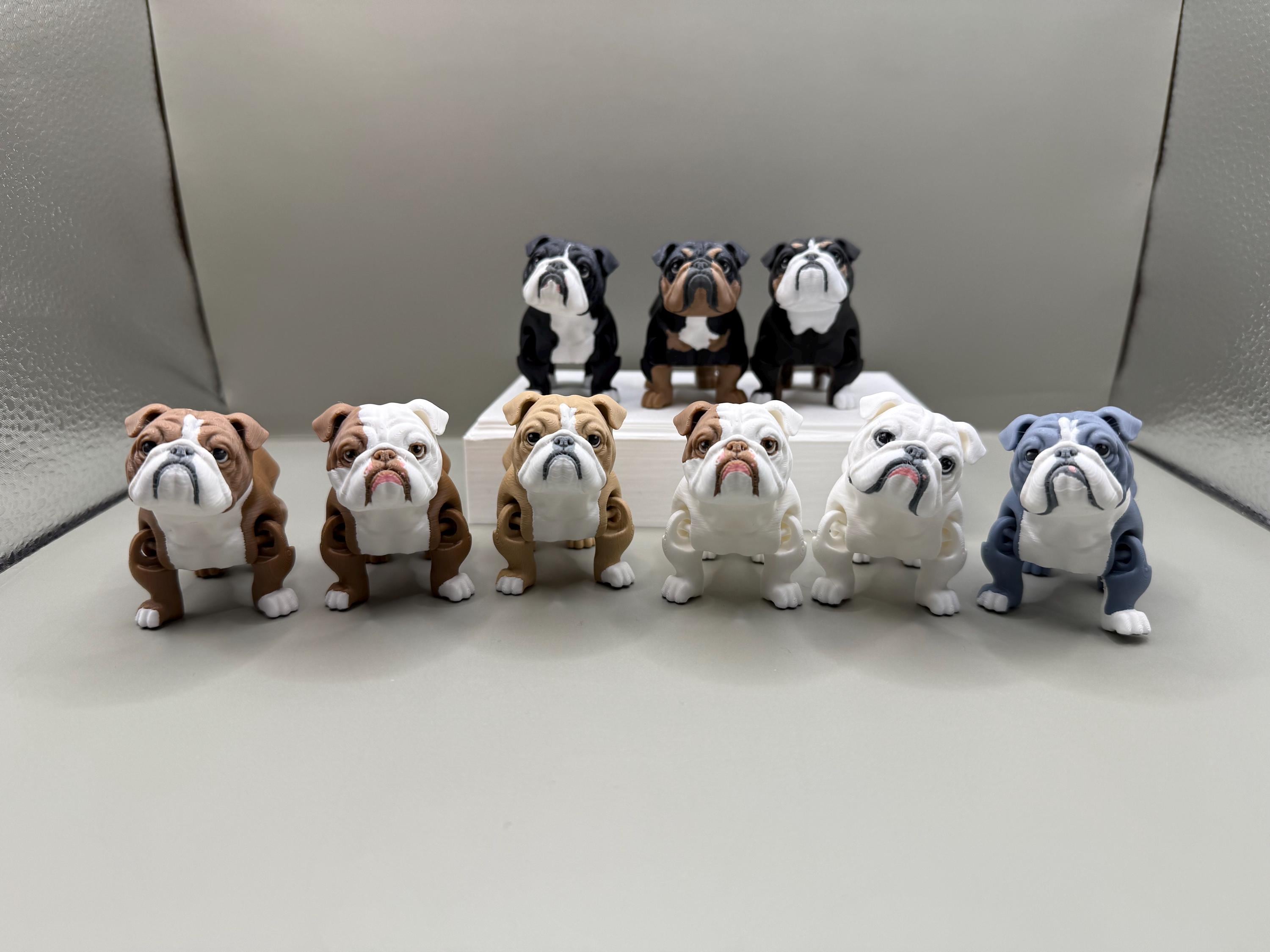Articulated English Bulldog Fidget Toy - Etsy