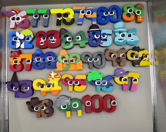 Fan art de los números del 76 al 100 de Wonderland
