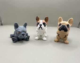 Articulated French Bulldog fidget toy