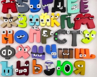 Figuras del alfabeto ruso: ¡juego completo de 33 letras!