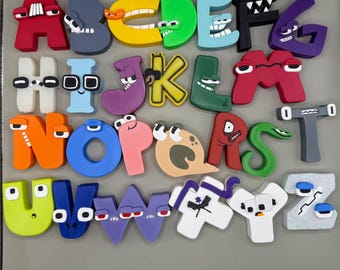 Full Set A-Z of UPPERCASE Alphabet letters