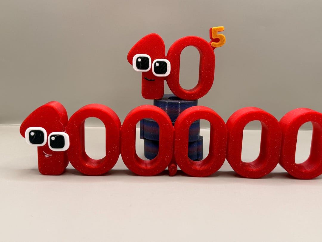 Wonderland Numbers 100,000 Set (10 to 5th Power) - Etsy