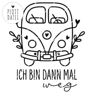 Summer Bulli - Archivo de trazador en SVG y PNG, Verano, Bulli, Cricut, SVG Verano, Camping, Vacaciones, Tiendas de campaña