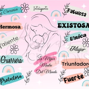 La Mejor Mama Del Mundo| 20oz sublimation wrap| Sublimación| Mamas