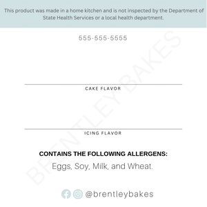 Cottage Food Label