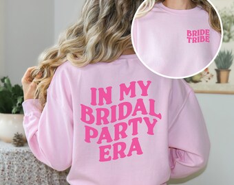 Bridal Party Era Sweatshirt, Bride Gift, Bridal party gift, Retro Bride Crewneck, Bachelorette Party shirt, Bachelorette trip shirt