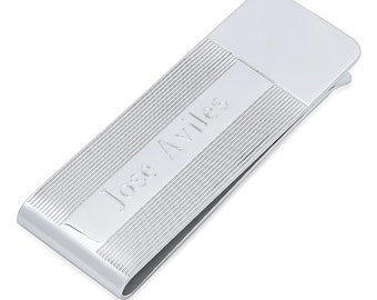 Personalized Stainless Steel Quality Luxury Money Clip - Free Engraving