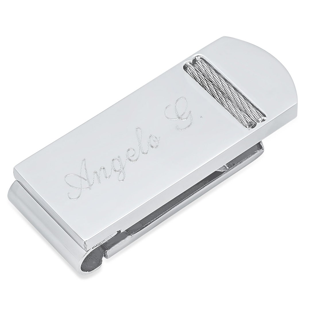 TTstyle 316L Stainless Steel Money Clip - Folding, 3 Colors (Silver/Gold/Black) - Men's