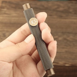 Personalized Retro Brass Metal Mini Pocket Short Fountain Pen - Free Engraving