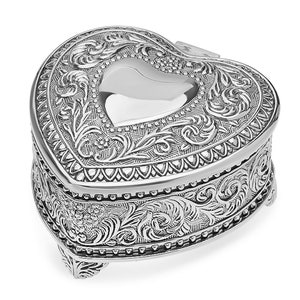 Personalized Heart Jewelry Box - Free engraving