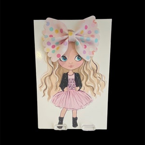 Hair bow cards, Bow display cards, Headband cards, Bow cards, Display cards, Set of 10 bow cards, Hair bow display cards, Bow packaging card