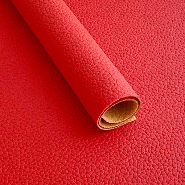 Faux leather, Red faux leather, Faux leather sheet, Faux leather glitter, Glitter faux leather, Red vegan leather, Faux leather vinyl
