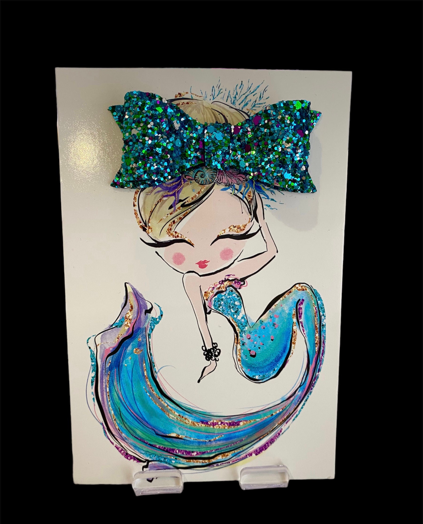 Kraft Paper Hair Bow Display Cards Small - 50 Pack 3.25x3.75 Inches For Crafts