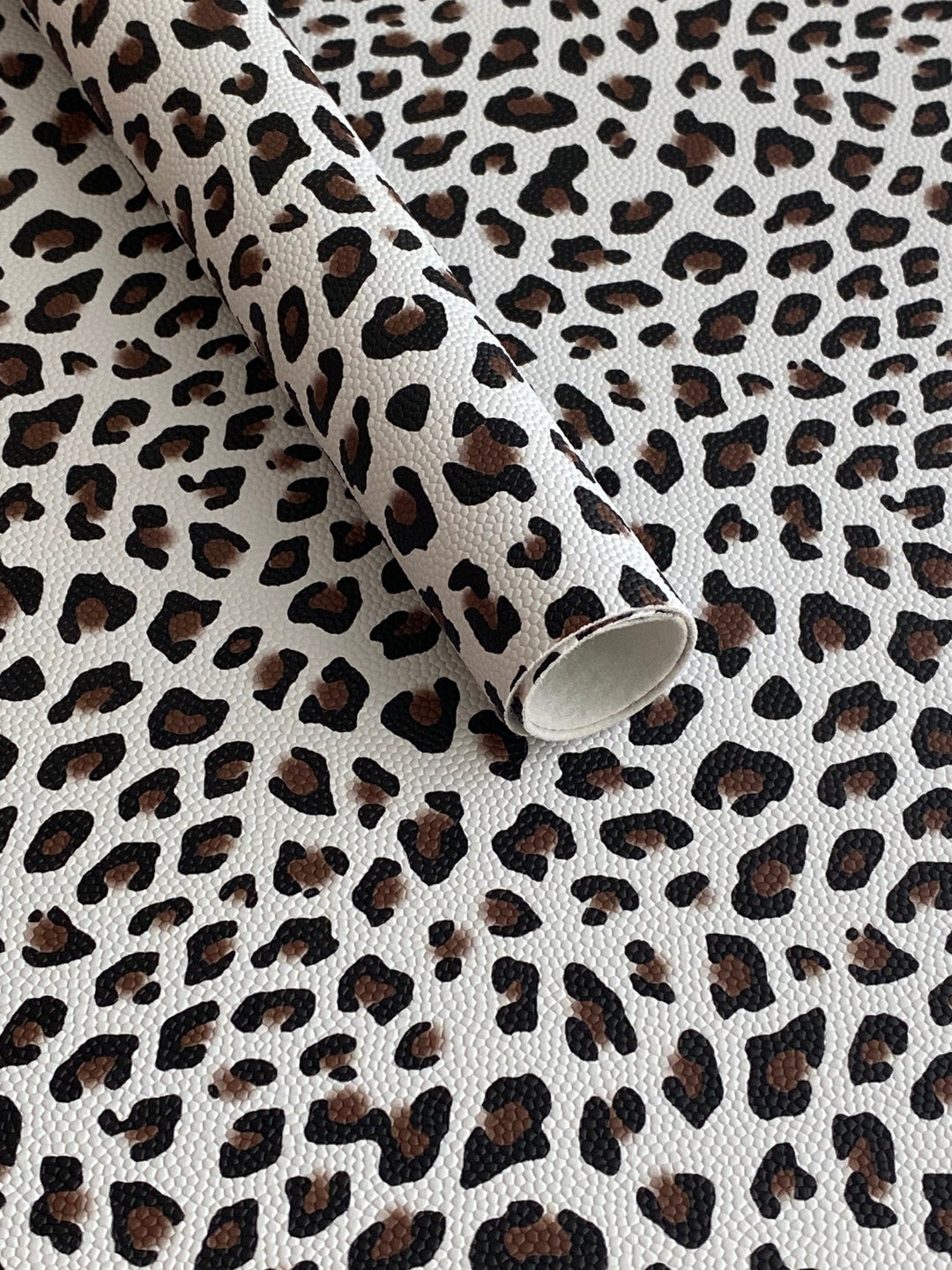 Faux Leather, Vegan Leather, Faux Leather Sheets, Leopard Faux Leather ...