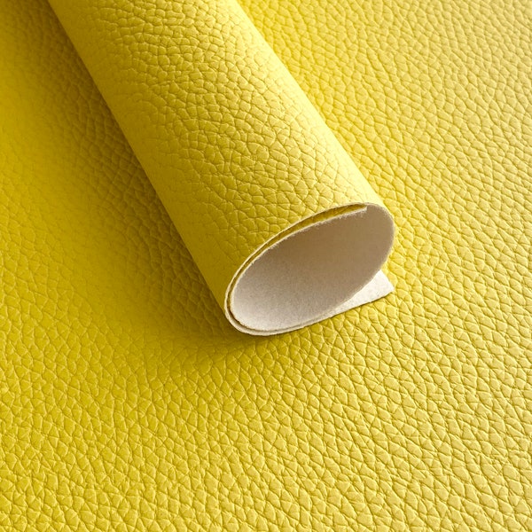 Faux leather, Faux leather sheet, Yellow faux leather, Yellow vinyl leather, Faux leather glitter, Glitter faux leather, Hair bow supplies