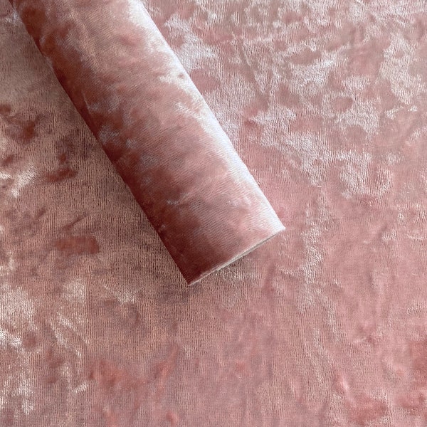 Pink crushed velvet, Pink velvet fabric, Velvet faux leather, Pink velvet, Pink velvet fabric, Rose pink crushed velvet, Light pink velvet