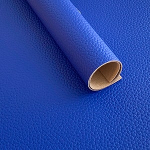 Faux leather, Faux leather sheet, Blue faux leather, Vinyl leather, Blue vegan leather, Faux leather glitter, Glitter faux leather