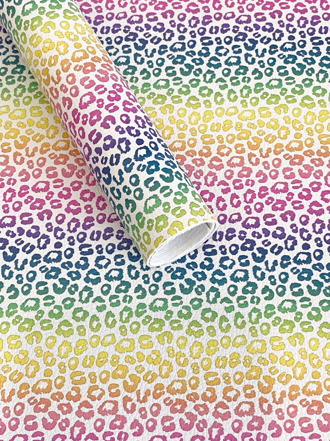 Faux Leather - Faux Leather Sheet - Leopard Faux Leather - Leopard ...