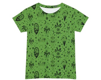 Eyeball Sweets (Green) - Short Sleeve Shirt (AOP)