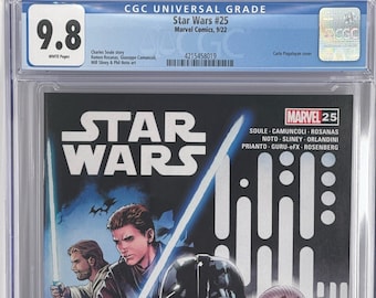 STAR WARS #25 : High-Grade 9.8 CGC Graded Collectible Comic Book.