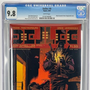 Dellec 0 Zero Aspen Comic Book 2009: High-Grade 9.8 CGC. Rare Collectible Comic. Indie Publisher Alternative Stuff image 1