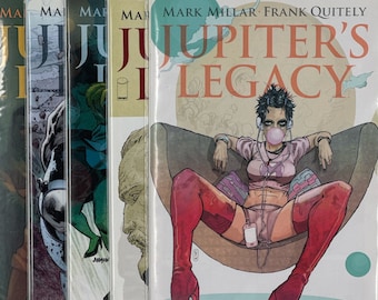 JUPITER’s LEGACY: #1 Variant Collector’s Set - Five Different Covers — by IMAGE Comics. Clean Unread Copies.