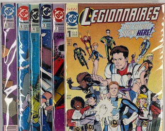 LEGIONNAIRES Issues 1-6 : DC Comic Books.