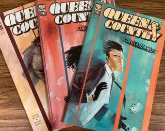 QUEEN & COUNTRY 1-3. Three-Issue Mini-Series Set. ONI Press Comic Books. Action and Adventure. Mystery, Detective. Excellent Condition.