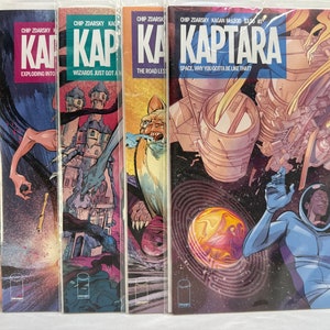 KAPTARA Comic Books: Issues 1-5. Indie Comics published by Image. Excellent condition. Cool Alternative Sci-fi Fantasy.