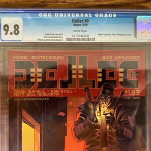 Dellec 0 Zero Aspen Comic Book 2009: High-Grade 9.8 CGC. Rare Collectible Comic. Indie Publisher Alternative Stuff image 5