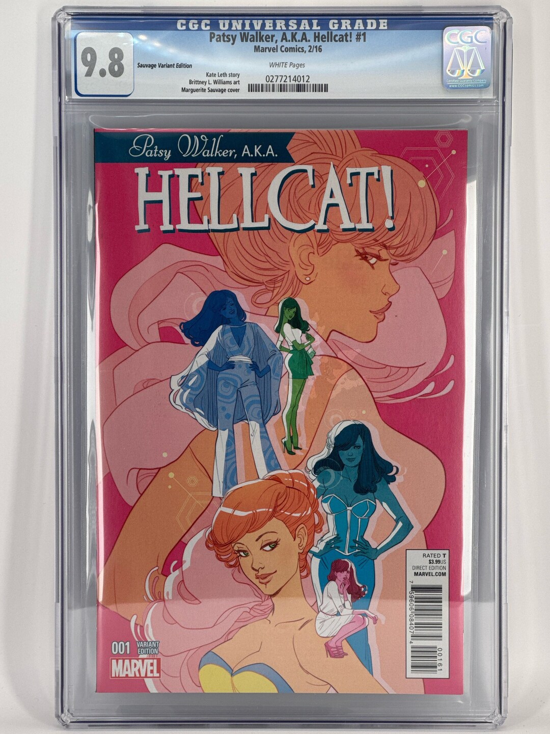 Patsy Walker Aka HELLCAT 1 Sauvage Variant, Uncommon Marvel Comic Book ...