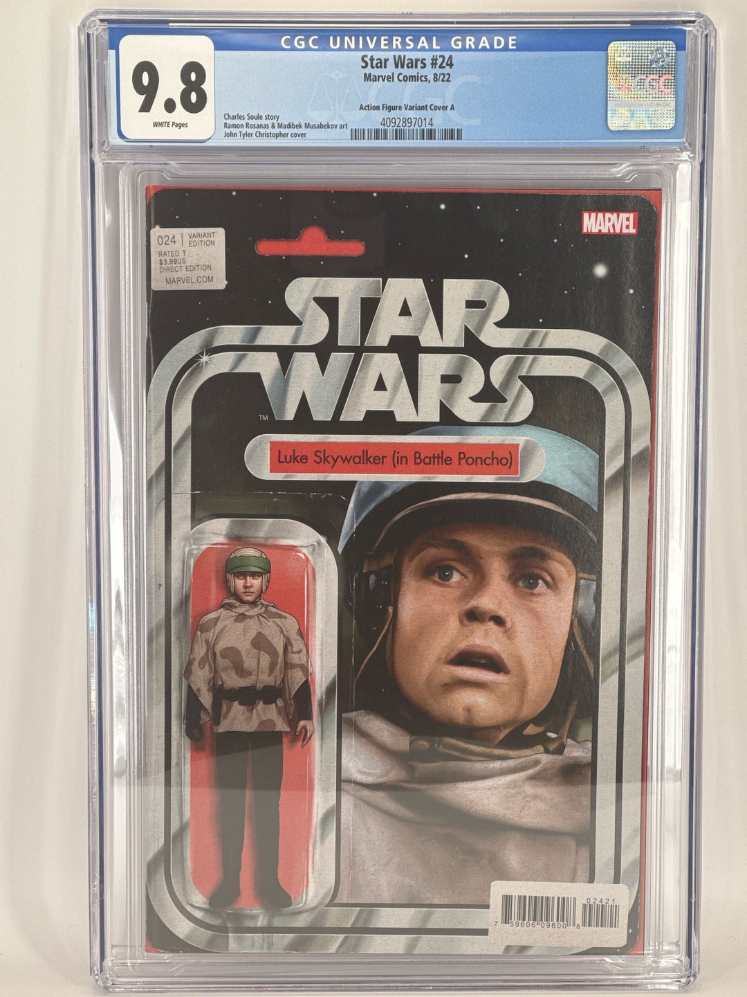 STAR WARS 24 Action Figure Variant Cover Highgrade 9.8 Etsy