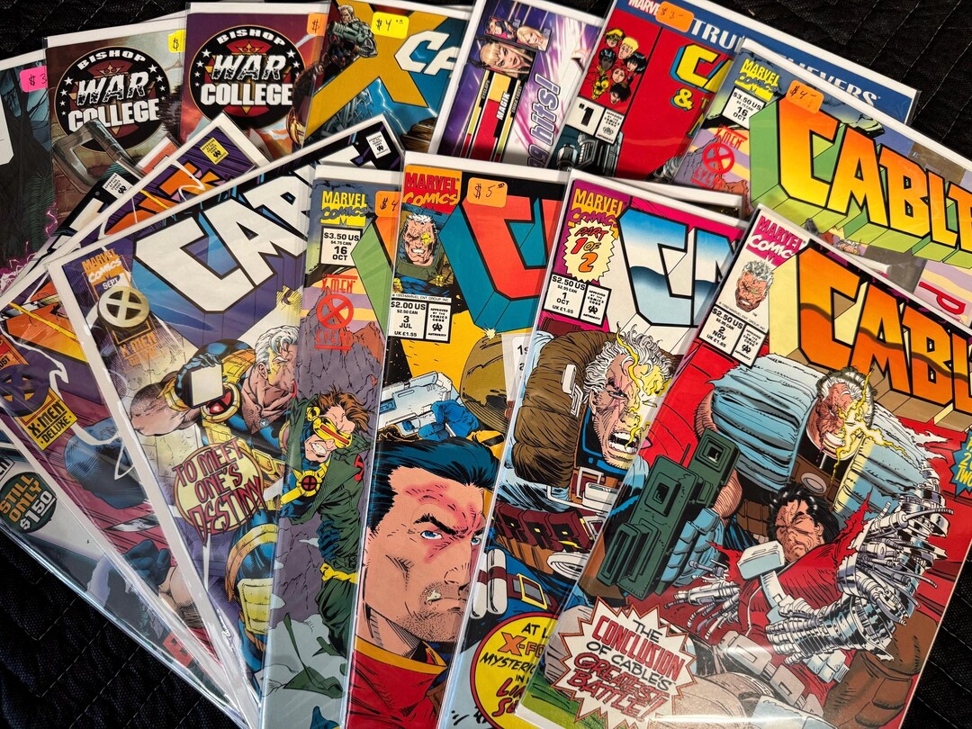 CABLE & BISHOP Comics. X-men Lot of 15 Marvel Universe Superheroes - Etsy