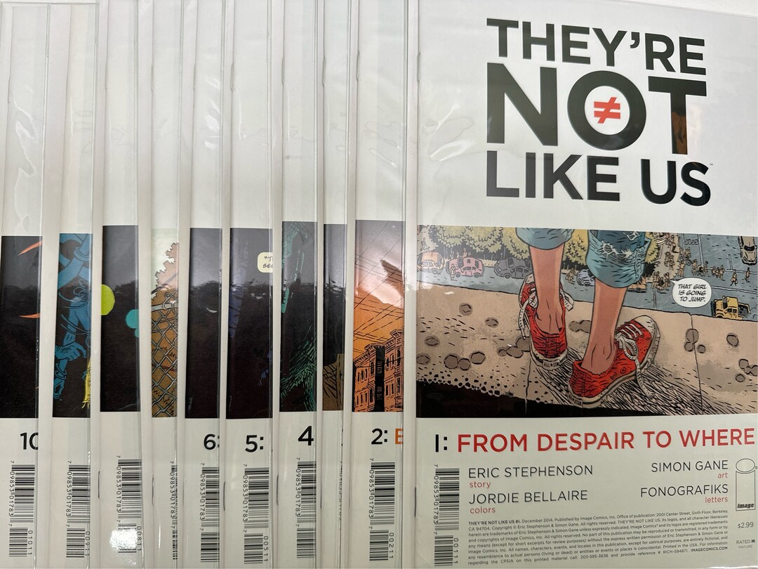 Theyre Not Like Us : Issues 1-11. Image Comics. - Etsy