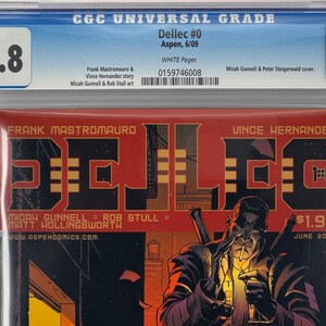 Dellec 0 Zero Aspen Comic Book 2009: High-Grade 9.8 CGC. Rare Collectible Comic. Indie Publisher Alternative Stuff image 2