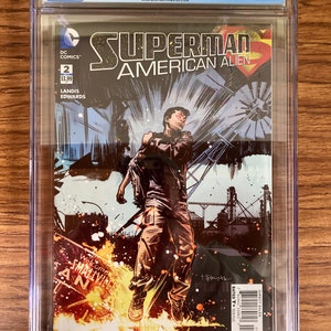 SUPERMAN: American Alien CGC Graded Comic Books. Choose from 1-7 w/ Variant Covers etc. High Grade Collectible Choose from Dropdown Menu. #2 Variant 9.8