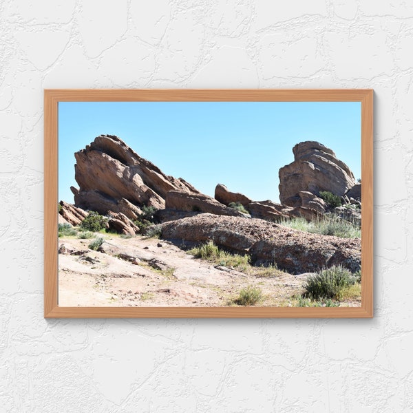 California Digital Download Vasquez Rocks Photography Nature Landscape Art Print Wall Art Beautiful Hike Picture Desert Rocks Digital Print