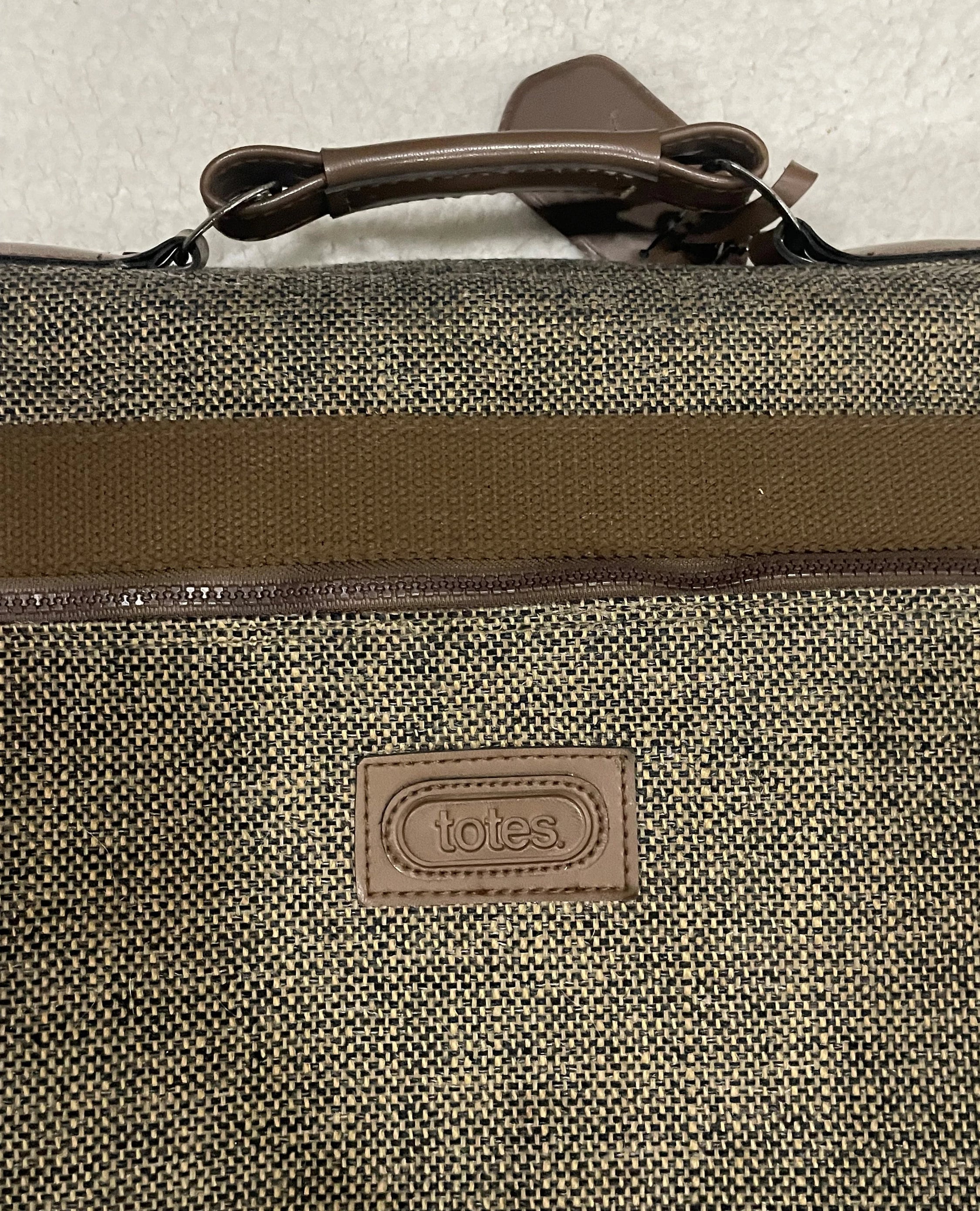 Vintage Louis Vuitton Style Garment Bag Luggage, circa 1970 at