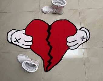 Alfombra con los 808 y el corazón roto de Kanye West