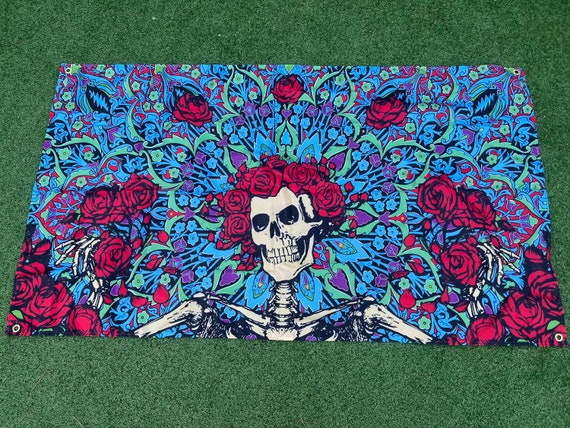 Grateful Dead Bertha Tapestry flag Etsy