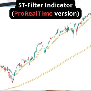 ProRealTime Indicator ST-Filter For Trading Forex Stocks and crypto, swing trading, trend following, easy stop loss placing, day trading