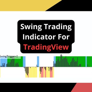 Indicator for Swing Trading in TradingView, Stocks trading indicator, Forex trading, Crypto trading