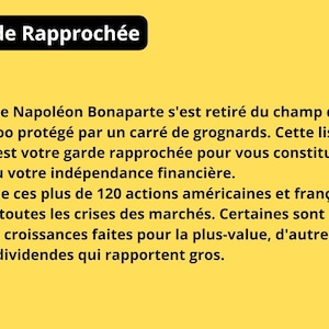 Plus de 100 actions US et FR pour construire votre liberté financière La Garde Rapprochée image 4